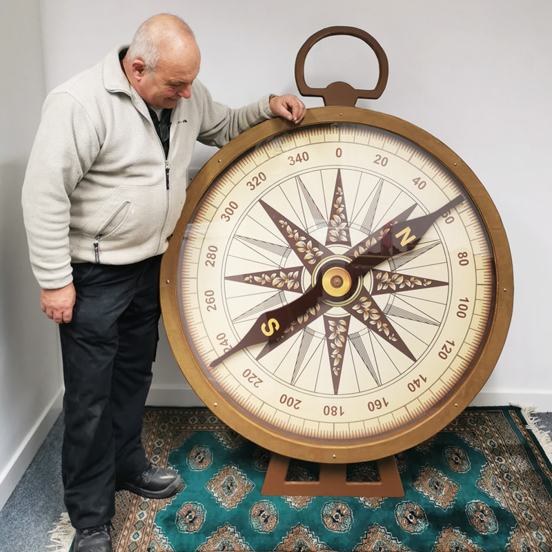 FOR SALE Giant 2D Vintage Compass 1